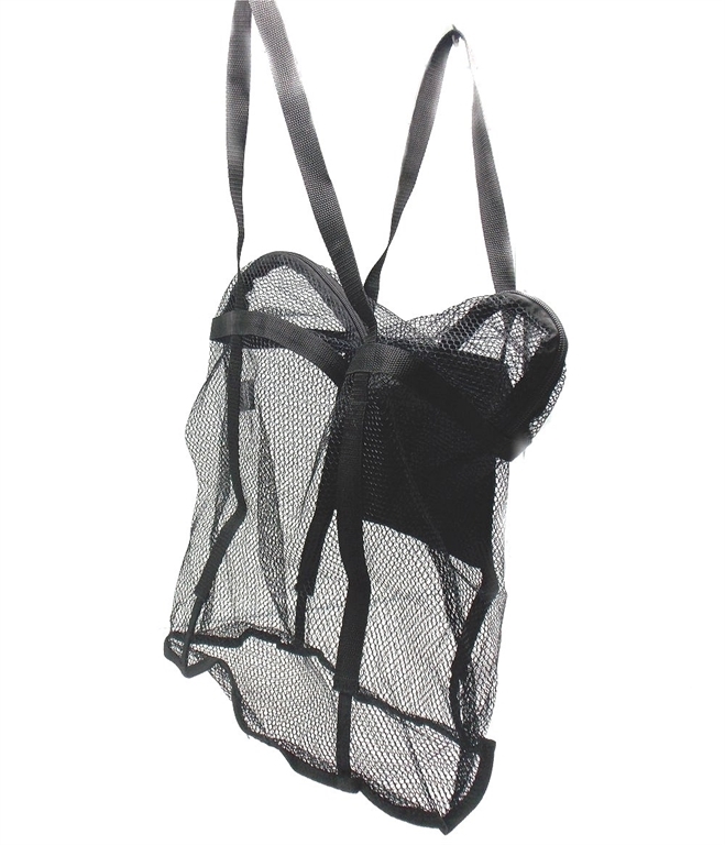 Borsa Rasport a rete nera con taschino per funghi tartufi   