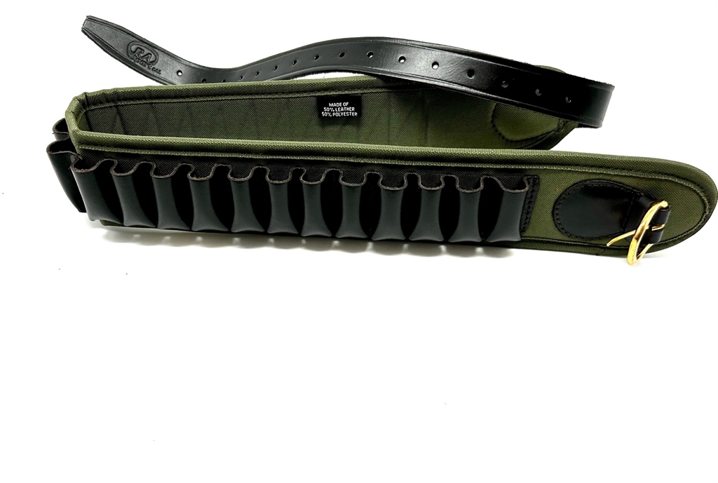 Cartuccera cordura e cuoio testa di moro 