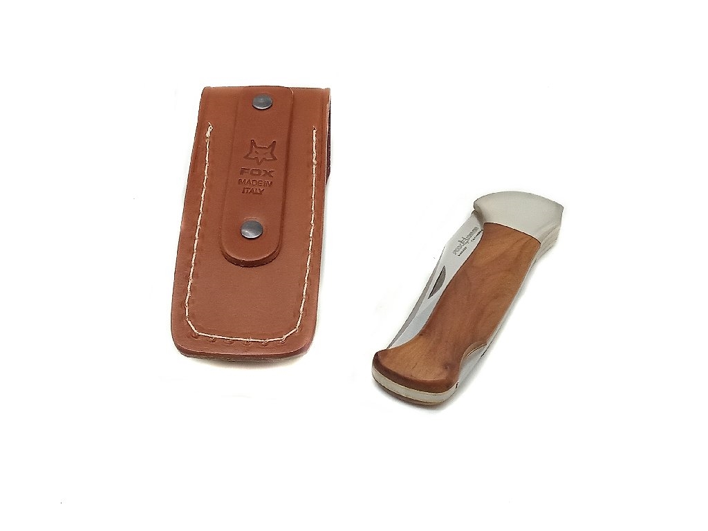 Coltello Fox Forest manico in radica di amboyna
