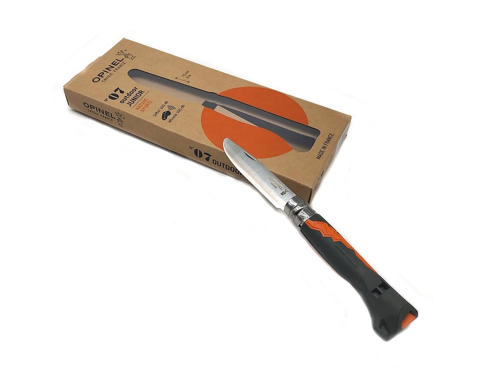 Coltello Opinel outdoor scout junior numero 7 manico grigio