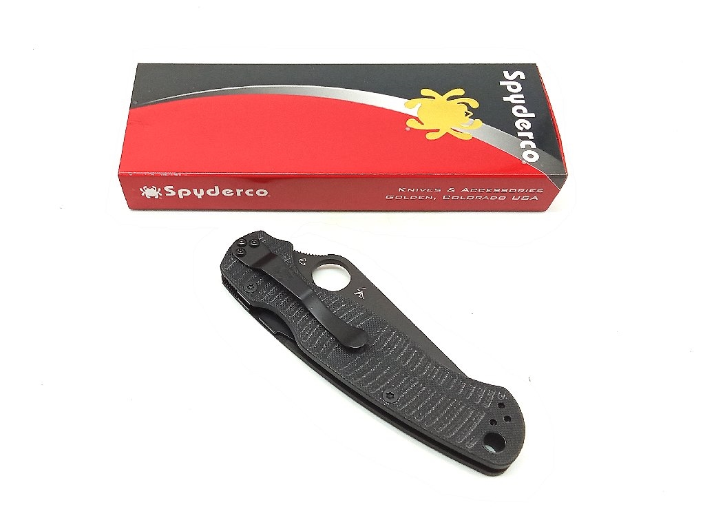 Spyderco Para Military 2 Salt Black Knife