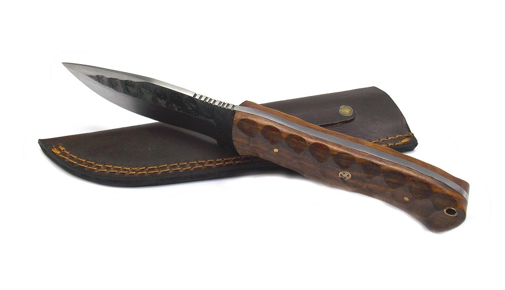 Crossbow steel knife with sheath