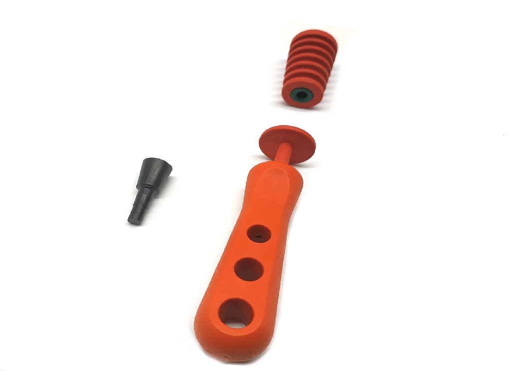 Delfiero 8 mm hemmer cap remover and primer inserter for 8mm caliber cartridges