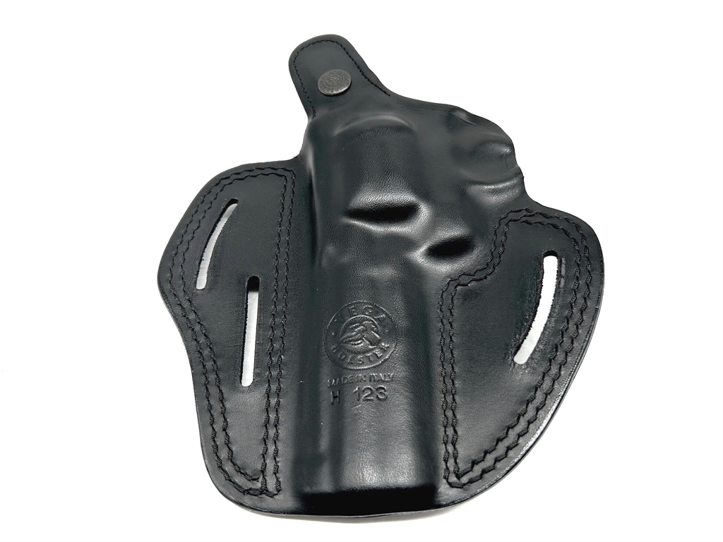 Fondina Vega cuoio H123 revolver 4 pollici castello L serie H1