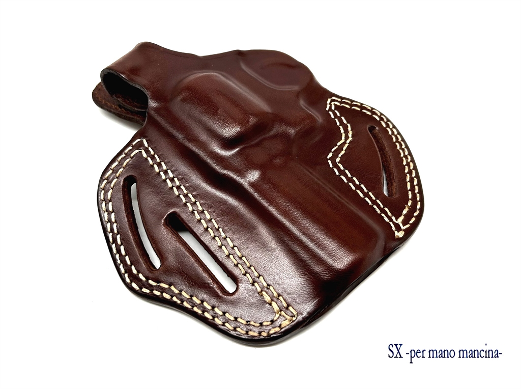 Fondina Vega cuoio H125 revolver 3 pollici castello K serie H1