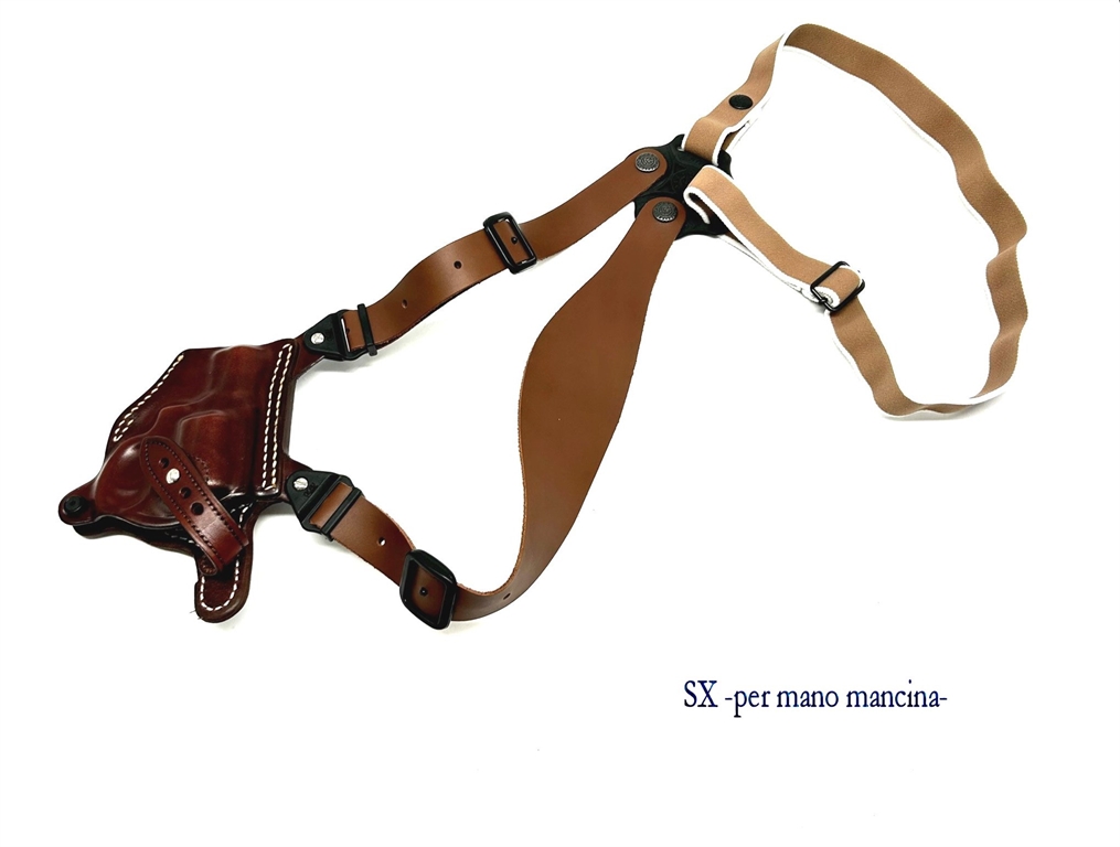 Fondina Vega cuoio ascellare O120 revolver 2 pollici  