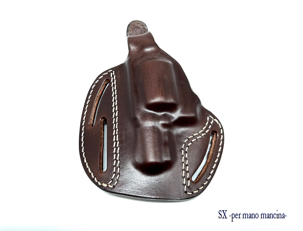 Fondina Vega in cuoio H120 per revolver chief 2 pollici