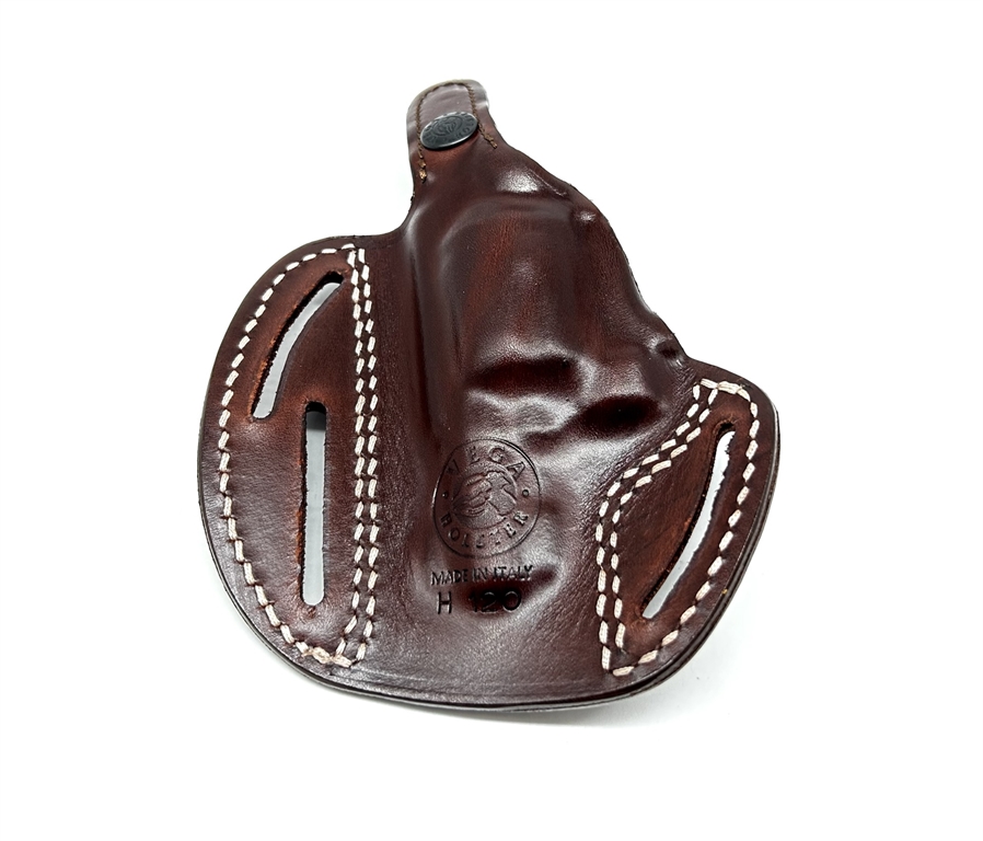 Fondina Vega in cuoio H120 per revolver chief 2 pollici
