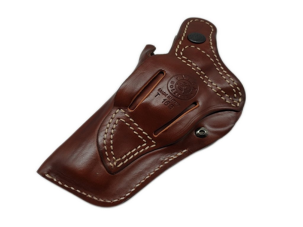 Fondina Vega in cuoio T168 per revolver SW 2,5 3 pollici castello N  44 magnum 