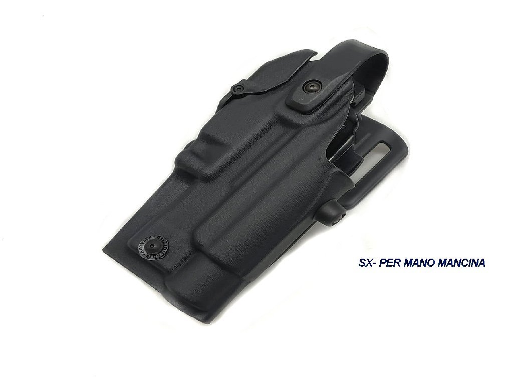 Fondina Vega in polimero VKQO809  Quantum per Glock 19 con torcia e RDO olografo