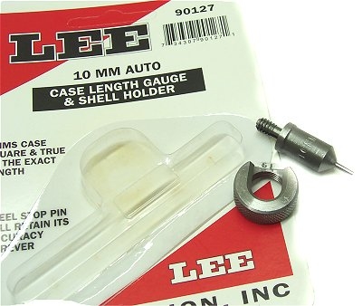 Lee Case Length Gauge & Shell Holder 10mm Auto #90127 
