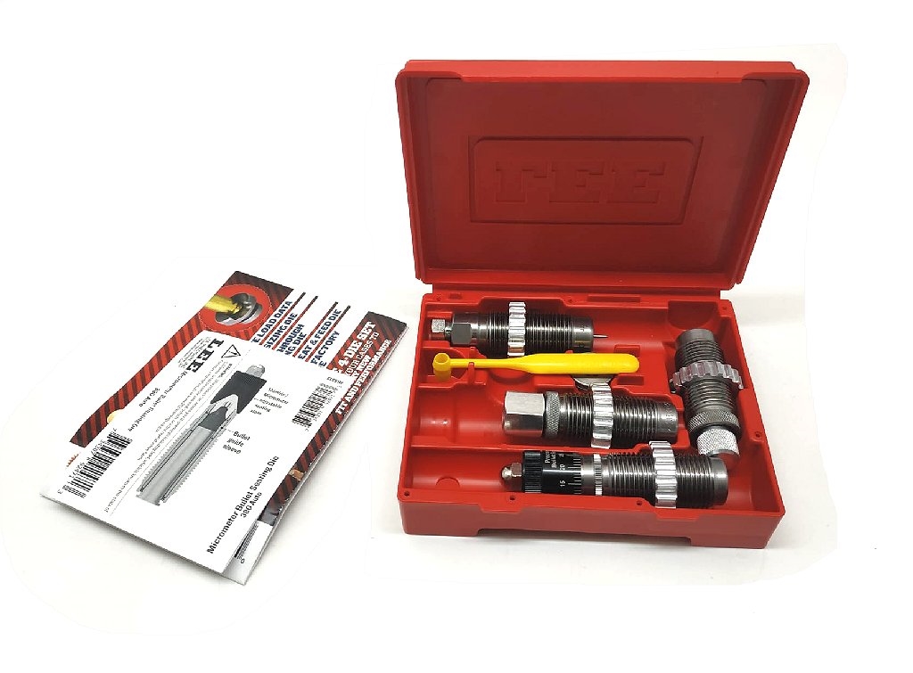 Lee 4 dies set 380 auto carbide 90447 deluxe pistol