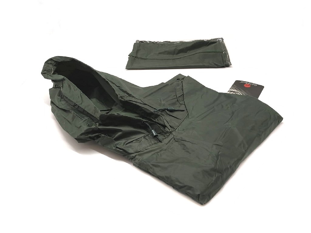 Poncho impermeabile in nylon verde militare