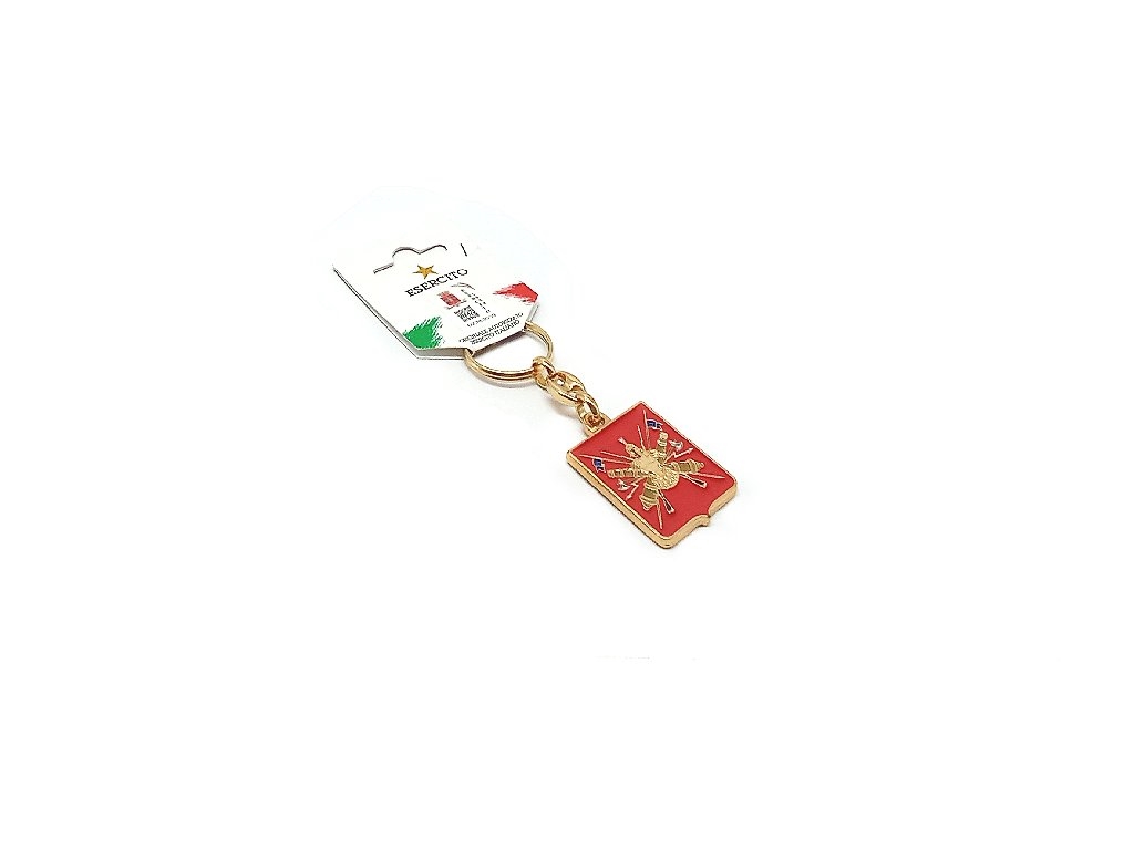 Portachiavi in metallo Esercito Italiano araldico