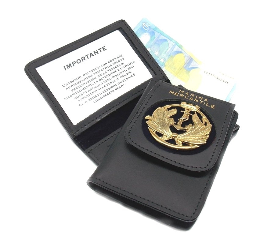 Vega leather wallet Merchant Navy model 1WD route officer