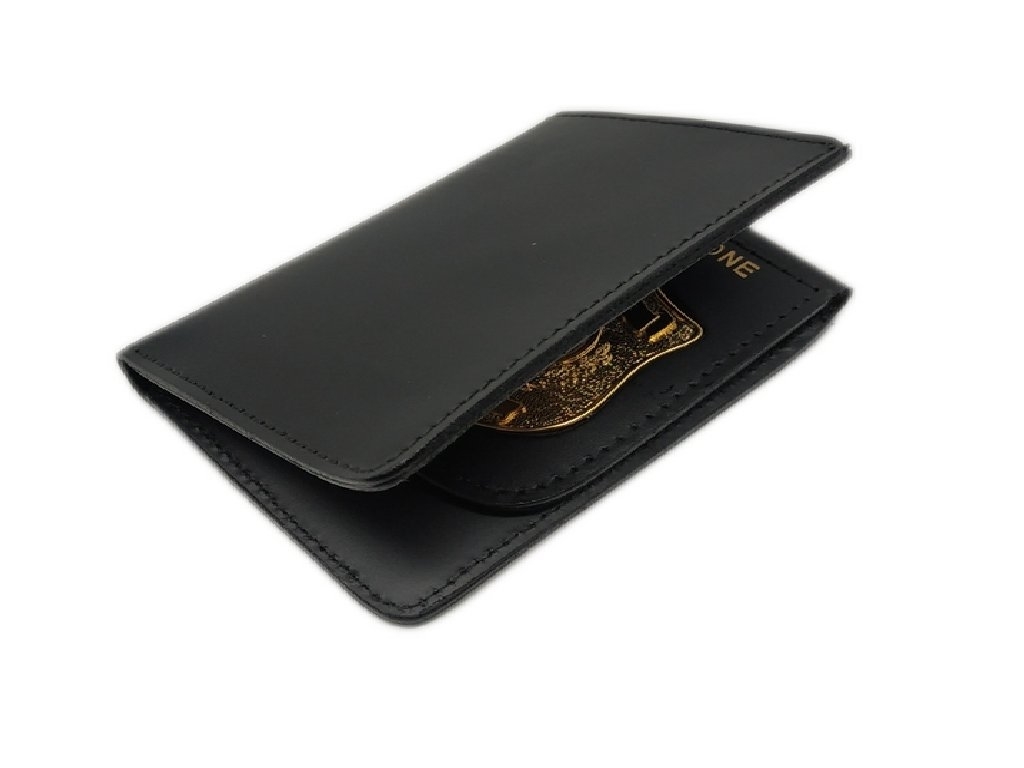 Leather wallet civil protection Sicilian region 1WD115RS