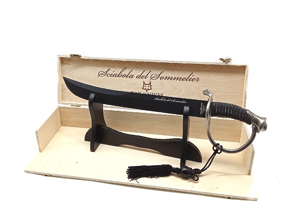 Sciabola del Sommelier Fox Knives  con lama nera
