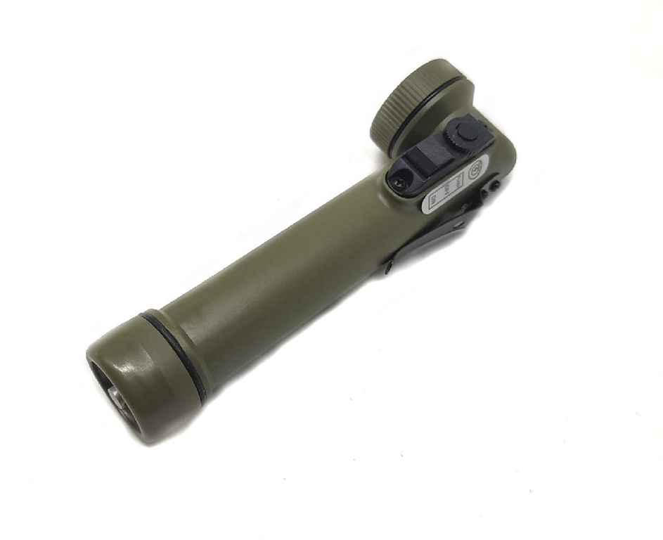 Torcia Miltec  6 Led  in ABS angolare colore verde oliva militare