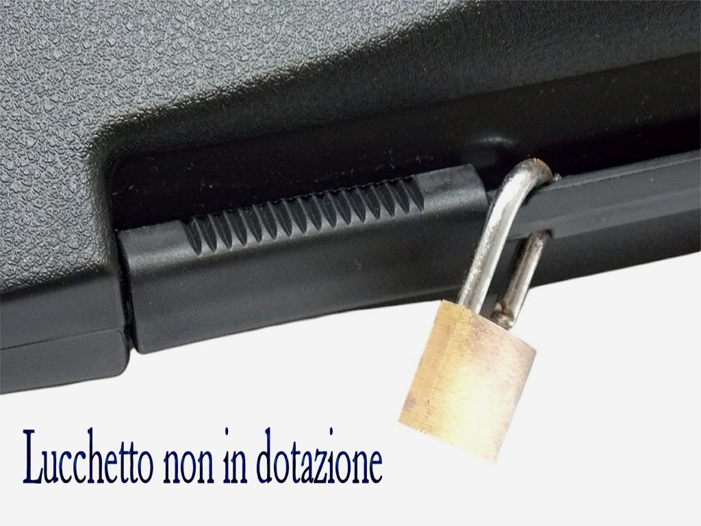 Valigetta porta fucile con 2 canne in abs